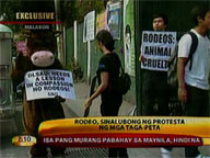 Rodeo event meets with protest from PETA group