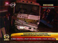 3-vehicle 'karambola' in Tondo, Manila, causes traffic gridlock