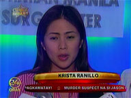 Krista Ranillo speaks about possible meeting with Jinkee Pacquiao