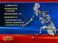 Separate earthquakes felt in parts of Sorsogon, Ilocos Norte
