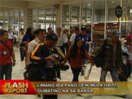5 more Pinoys arrive in Manila from quake-hit Haiti