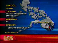 Quake rocks GenSan at 7:25 a.m. on Sunday