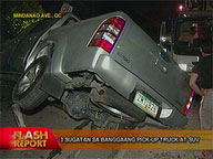 3 hurt in Quezon City road mishap