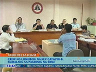  QTV:  Crew of M/V Catalyn-B grilled in SBMI hearing
