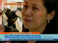 <b>QTV:</b> Friends, family of former Pres. Cory Aquino visit her gravesite on her birthday