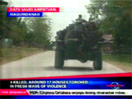   QTV:  4 killed, around 17 houses torched in new Maguindanao violence