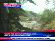  QTV:  7 suspected NPA rebels killed in Bulacan clash