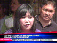   QTV:   DTI cracks down on hardware stores selling overpriced cement