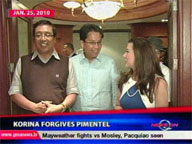  QTV:  Korina forgives Pimentel for remark on Senate floor