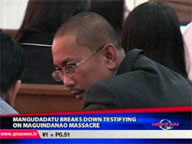  QTV:  Mangudadatu breaks down while testifying on Maguindanao massacre