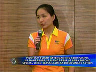   Saksi:  Cebu Pacific pilot, flight attendants that shooed off mother and special child to undergo disciplinary action