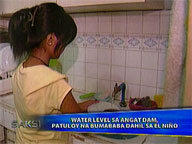  Saksi:  Angat dam water level continue to recede due to El Ni&ntilde;o