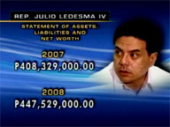   Saksi:   Rep. Jules Ledesma fails to get December salary and bonus