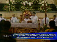  Saksi:  No masses, weddings, baptisms in some churches next week due to priests' confab