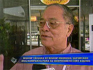  Saksi:  Bishop Y&ntilde;iguez, Bishop Medroso give nod to bid for Cory Aquino's sainthood