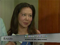  Saksi:  Korina Sanchez forgives Sen. Pimintel for foul remark on C5 issue