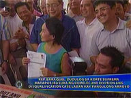  Saksi:  Rep. Baraquel to bring disqualification case vs Pres. Arroyo to SC after Comelec ruling