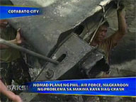   Saksi:   PAF Nomad plane crashed due to mechanical problem