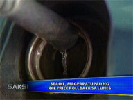 <b> Saksi: </b> Seaoil to implement price rollback on Monday