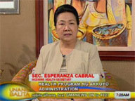 DOH chief Esperanza Cabral on Arroyo administration's health program