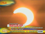 Partial solar eclipse to be viewed Friday