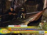 Fire razes 20 shanties in Taytay, Rizal