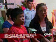 Kin of Coast Guard diver who died on duty proud of him
