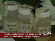 72 high school students test positive for illegal drugs