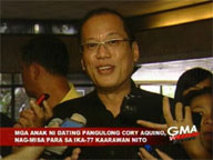 Mass held for Cory Aquino's 77th birthday