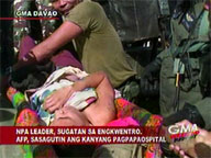 Soldiers donate blood for wounded NPA leader in Davao