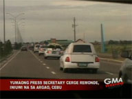 Remains of Press Secretary Cerge Remonde brought home to Argao, Cebu