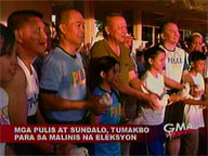 Cops, soldiers in fun run for clean elections