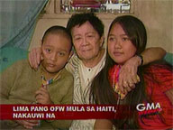 5 more OFWs from Haiti arrive
