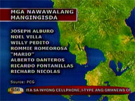 8 fishermen missing as boat sinks off Bataan