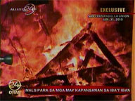 Fire hits residential area in San Fernando, La Union
