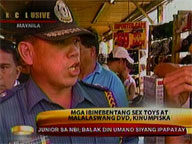 Authorities seize sex toys, porno DVDs in Quiapo