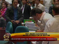 Rep. Mark Cojuangco's blood pressure shoots up during session