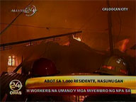 More than 1,000 people lose homes in Caloocan fire