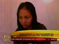 Kin protest detention of 43 health workers suspected as NPAs in Rizal