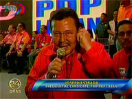 Live interview with ex-President Joseph Estrada