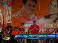 Villar, Legarda kick off campaign in Laguna