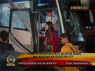 Passenger bus escapes robbery try in Quezon City