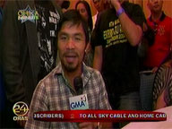 Manny and Jinkee Pacquiao together on Valentine's Day
