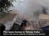  YouScoop:  Fire razes homes in Talisay, Cebu