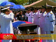 Air Force Maj. Gen. Butch Lacson laid to rest