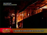 1,500 families hit by fire in Caloocan City