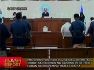 Prosecution asks Judge Baclig to inhibit self from rebellion case vs Ampatuans