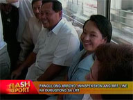 Arroyo inspects new MRT-LRT connection