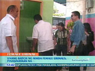  QTV:  MMDA inaugurates first batch of female urinals