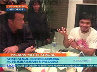 <b>QTV:</b> Steven Seagal wants to star with Manny Pacquiao in next movie